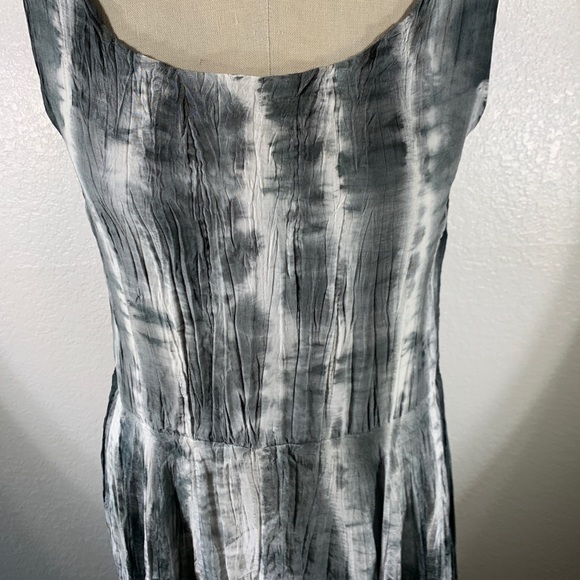 Viviana Uchitel Silk aquarelle Midi Dress Sz 1 NWT - Picture 2 of 7